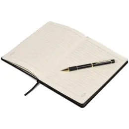 Alex Varga Onassis Notebook Gold Open